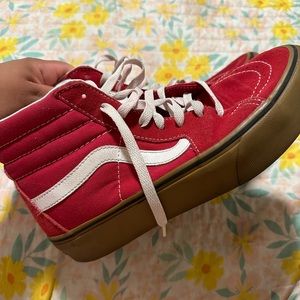 Hello! I’m selling my slightly used red vans.